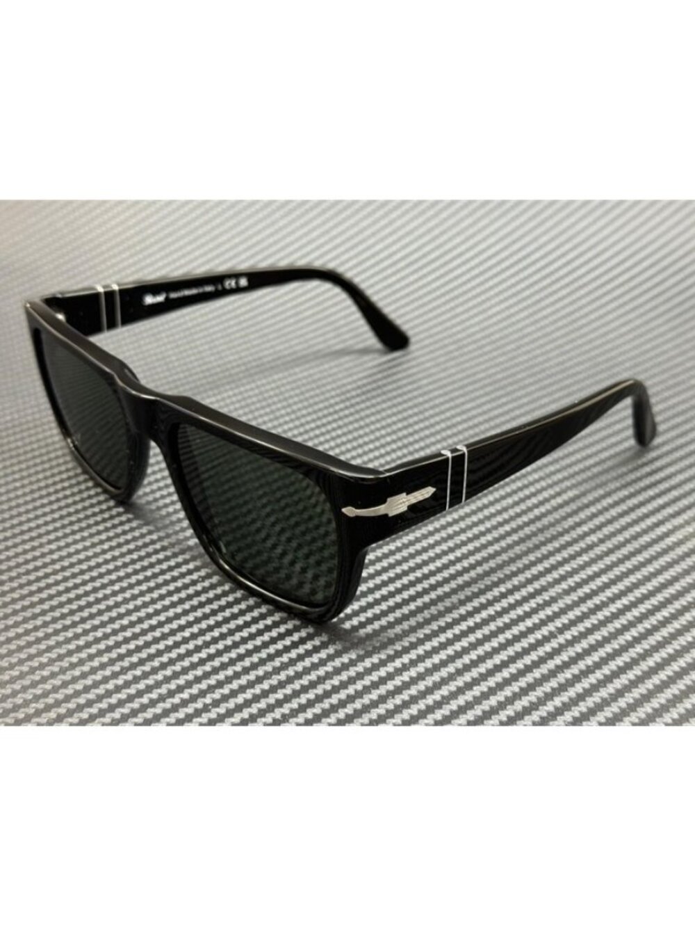 New Persol Men Black Sunglasses 57-20-145